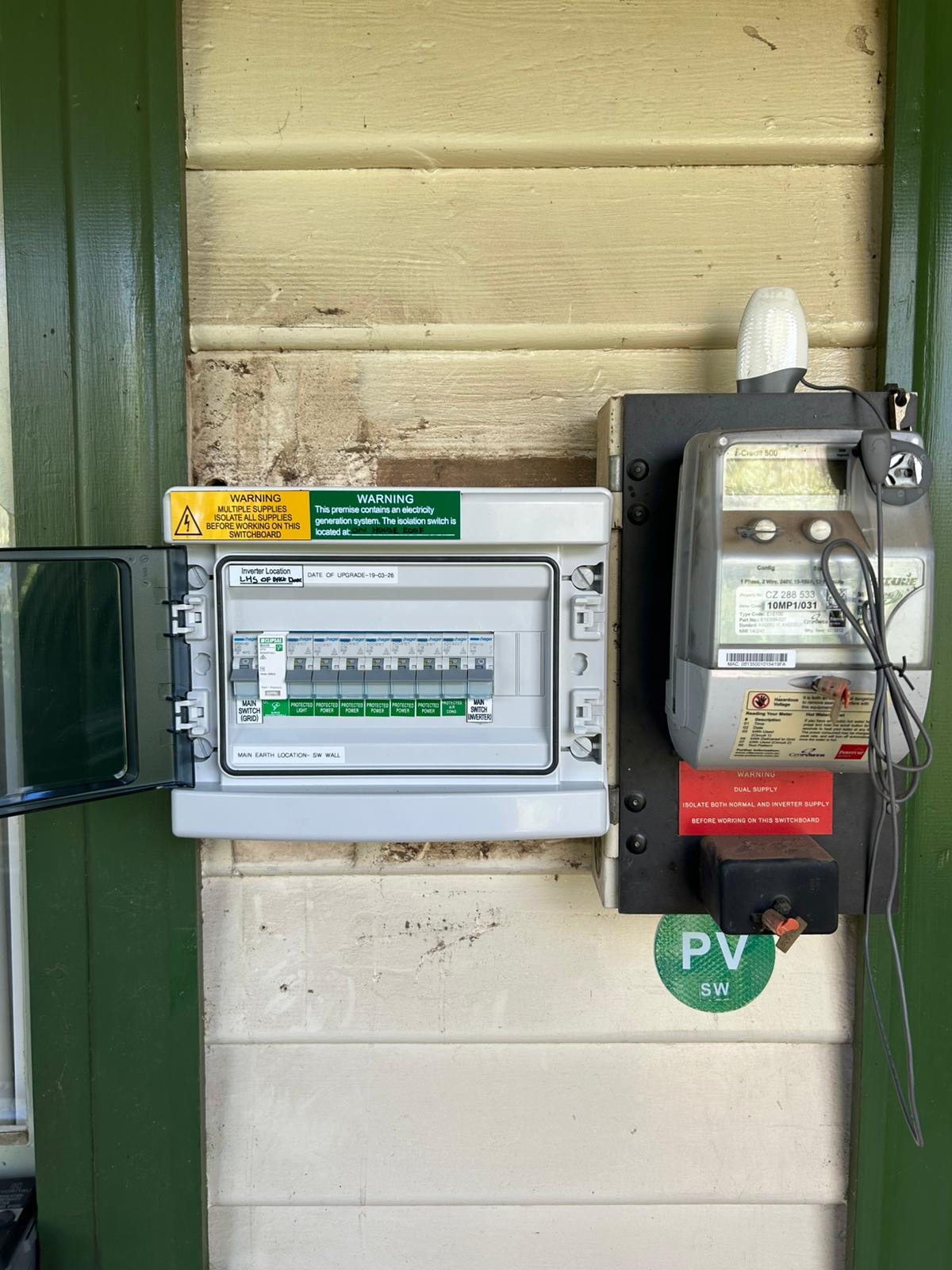 Switchboard Upgrade Bendigo replacing old fuses with modern safety switches